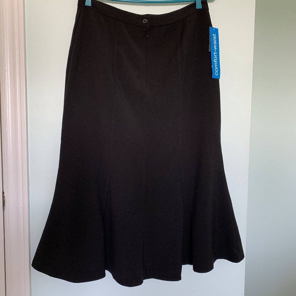 Ruffled Black Skirt